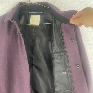 Marshall Artist Wool Purple Casual Button Down Shirt (Size Small)